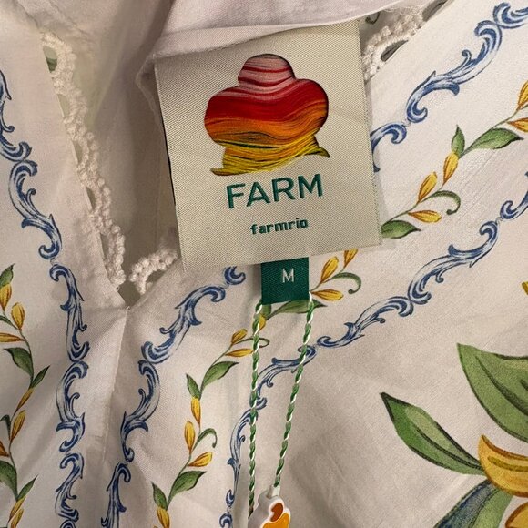 Farm Rio Sicily Dolman Sleeve Bodysuit, NWT, Medium - Picture 2 of 15